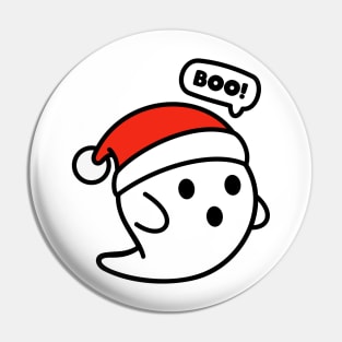 BOO! Christmas ghost Pin