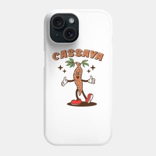 cassava vintage cartoon Phone Case