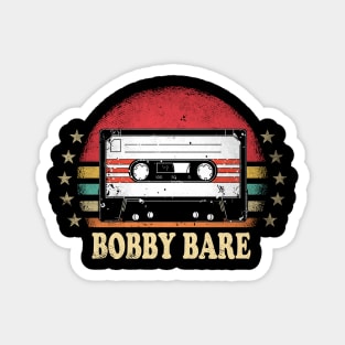 Great Gift For Bobby Name Retro Styles Color 70s 80s 90s Magnet