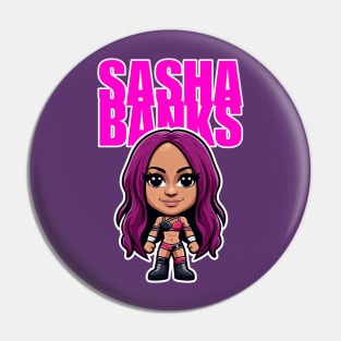 Sasha Banks Pin