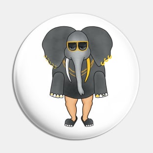 Elephant #BabyLegs Pin