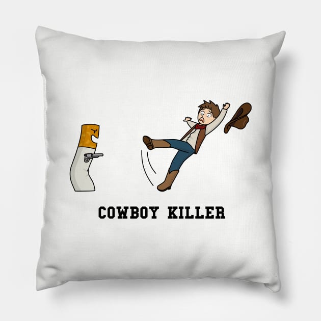 Cowboy killer Pillow by ballooonfish