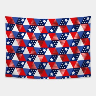 USA triangles Tapestry