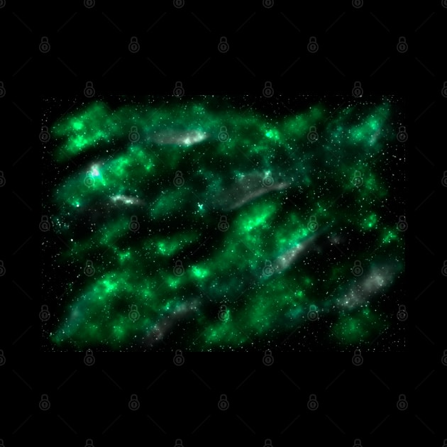 The Green Galaxy ART by Miss Fox