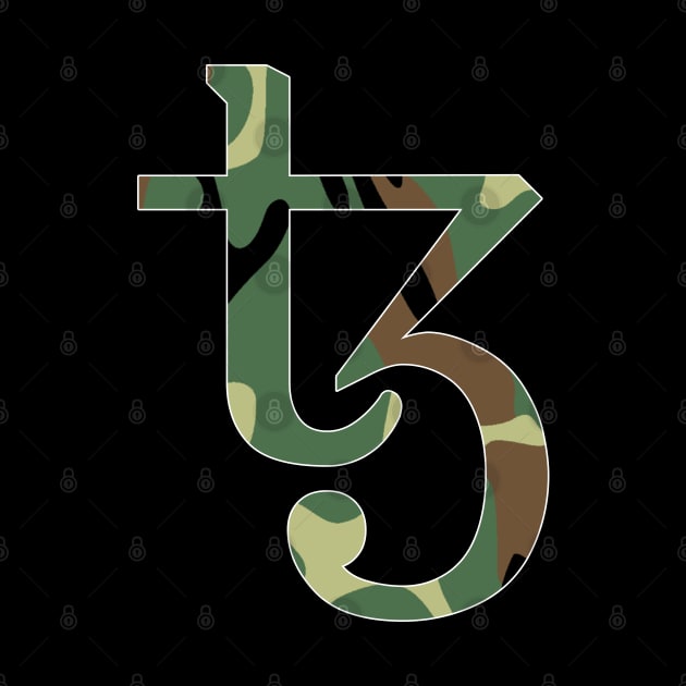 Tezos Green Camo by BitcoinSweatshirts