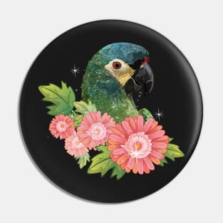 Severe Macaw Pin