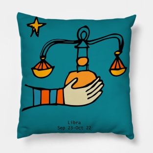 Libra - Zodiac Sign Pillow