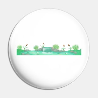 Happy Frog Pond Pin