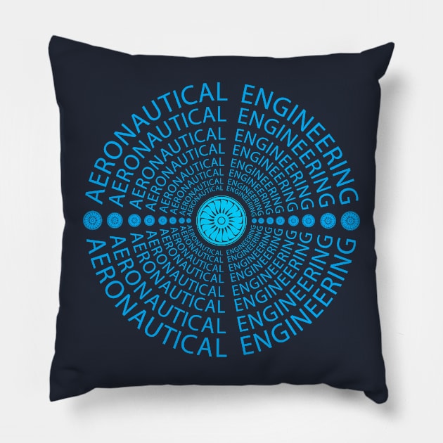 aeronautical engineering aerospace engineer Pillow by PrisDesign99