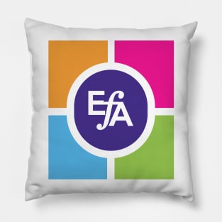 EFA DEB Chapter full-color logomark Pillow