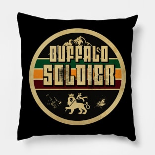 Buffalo Soldier Rastafari Pillow