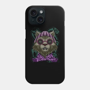 fashion cat street art Phone Case