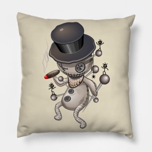 Voodoo Doll Spooky Dancing Character Pillow