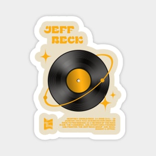 jeff beck vintage 90s Magnet