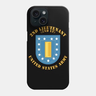 POCKET - Army - 2nd Lieutenant Flash w Rank - 2LT Phone Case