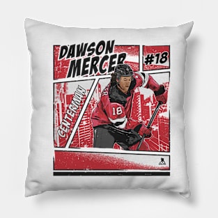 Dawson Mercer New Jersey Comic Pillow