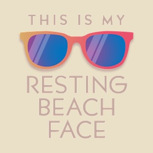 Resting Beach Face T-Shirt