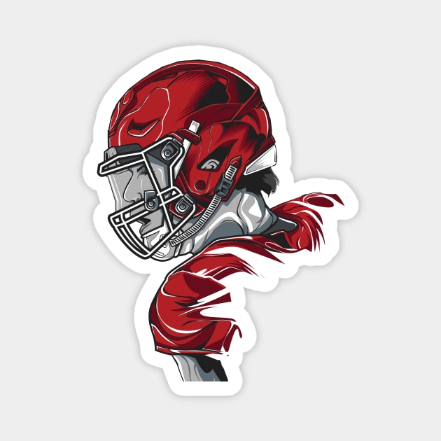 Football Lovers Magnet by spacemedia