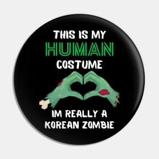 This Is My Human Costume Pin