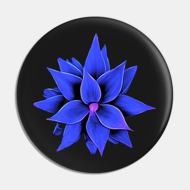 Agave in blue Pin by FlossOrFi