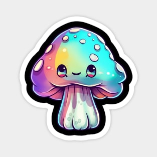 Cute Psychedelic Mushroom Magnet