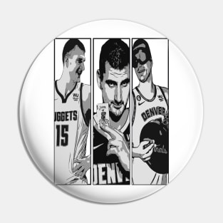 Nikola Jokic Basketball Pin