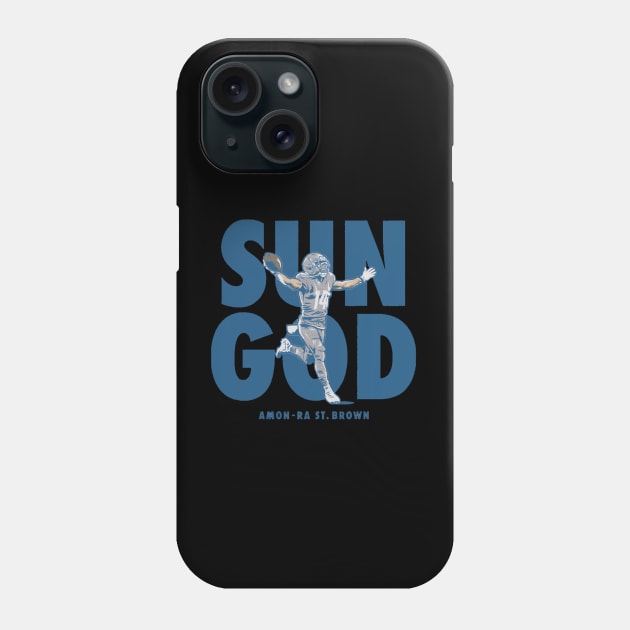 Amon-Ra St. Brown Sun God Phone Case by Chunta_Design