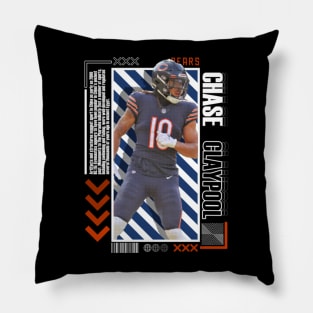 Chase Claypool Paper Poster Version 10 Pillow