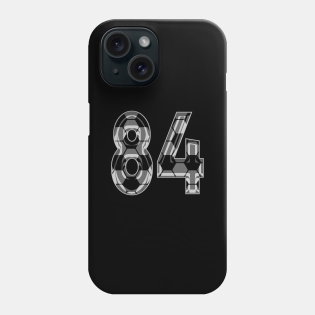 Soccer Number 84 Soccer Jersey #84 Soccer Mom Player Fan Phone Case by TeeCreations