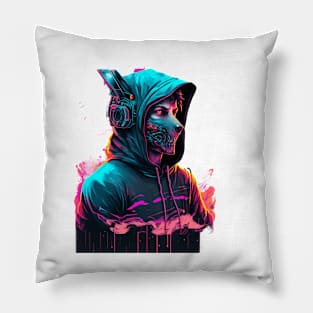 Futuristic Art Pillow