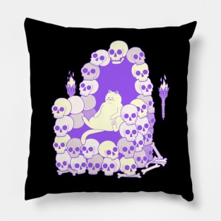 Throne of Skulls Pillow