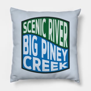 Big Piney Creek Scenic River wave Pillow