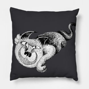 Crazy cat Pillow