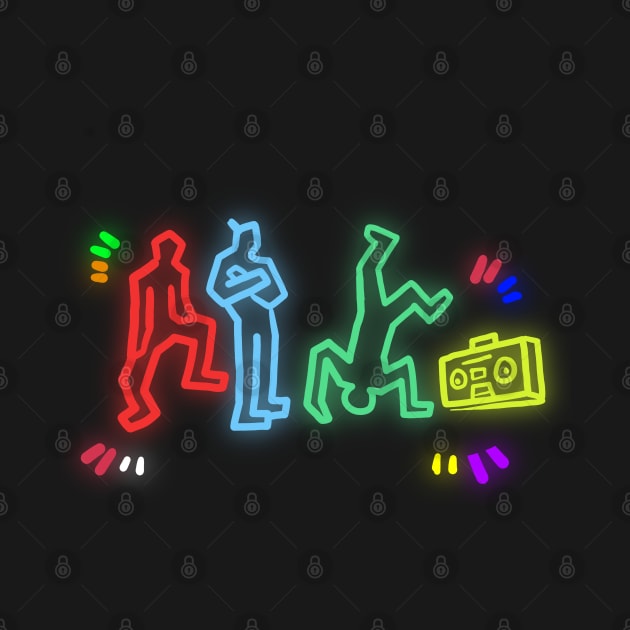 neon dancers by Lambdog comics!