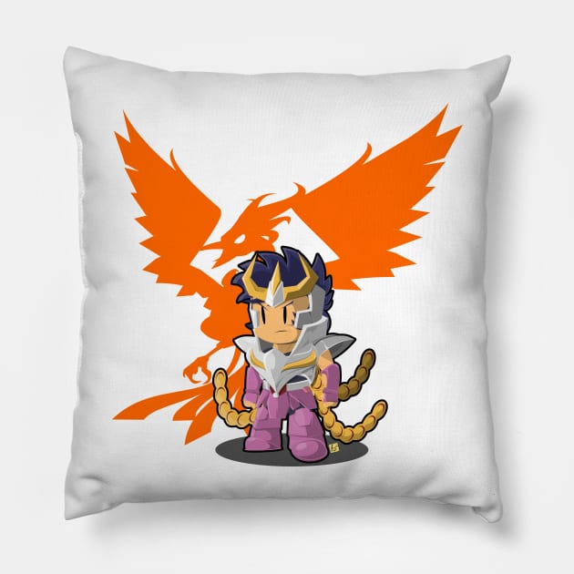 Oh you, inmortal fire bird Pillow by vhzc