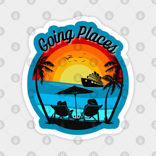 New Places Magnet by TravelTeezShop