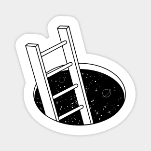 Space stairway Magnet