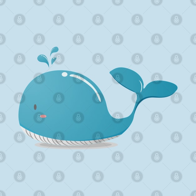 Cute Whale by Arviana Design