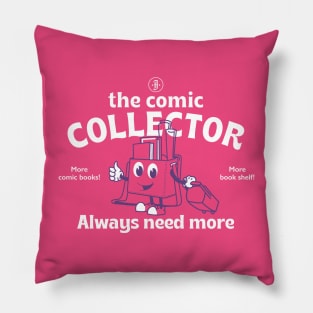 The Comic collector Pillow