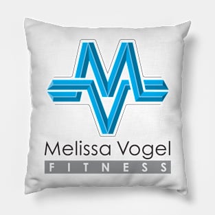 Melissa Vogel Fitness LOGO design Pillow