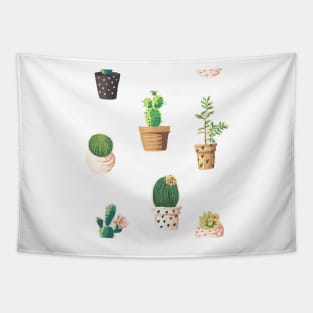 Cute Cacti Tapestry