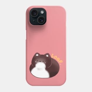 Happy Cat Loaf Bread Phone Case