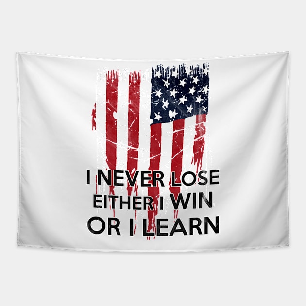 AMERICAN FLAG | I NEVER LOSE Tapestry by dinshoran