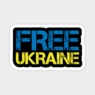 Free Ukraine Magnet