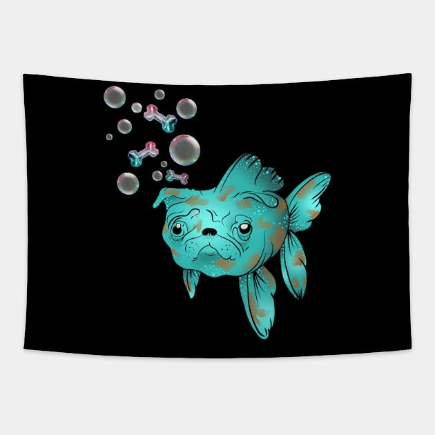 Pugg Fish Tapestry by Bolt•Slinger•22