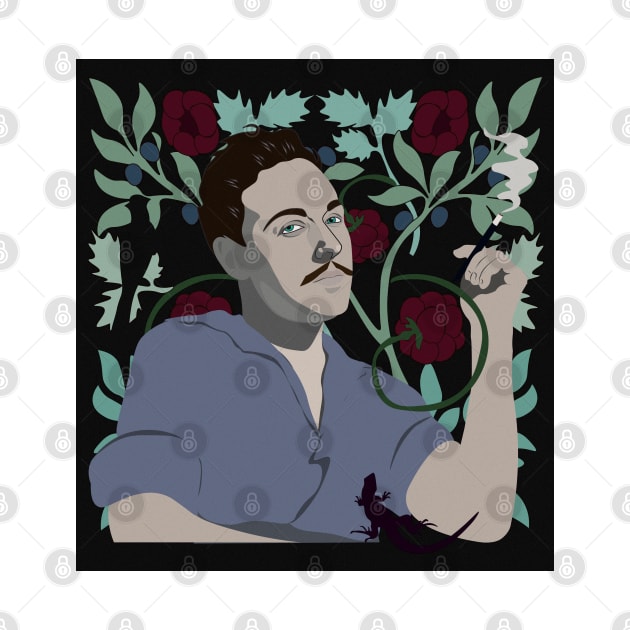 Tennessee Williams by Goddess of the Bees 