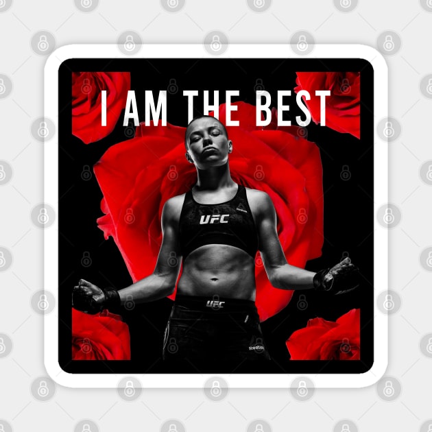 rose namajunas , i am the best Magnet by rsclvisual