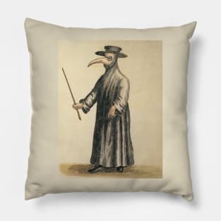 Plague Doctor is Ready to Conduct an Orchestra Pillow