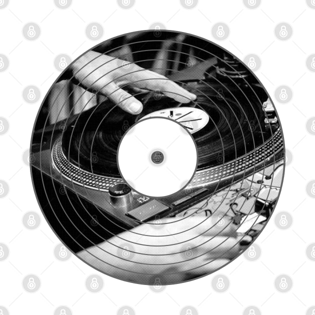 Scratch DJ Vinyl Record by analogdreamz