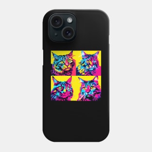 American Curl Pop Art - Cat Lover Gift Phone Case